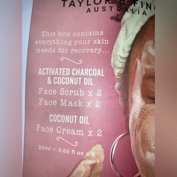 Taylor & Finch Australia 6 Piece Skincare Set Face Masks Face Scrubs Face Cream - Picture 2 of 3